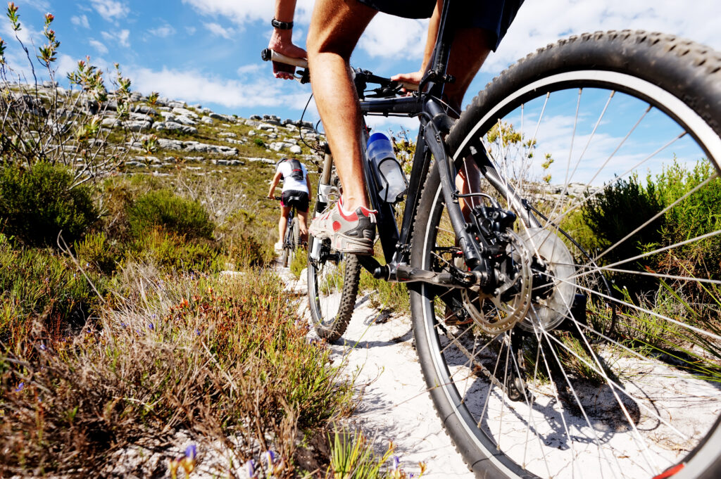 biking